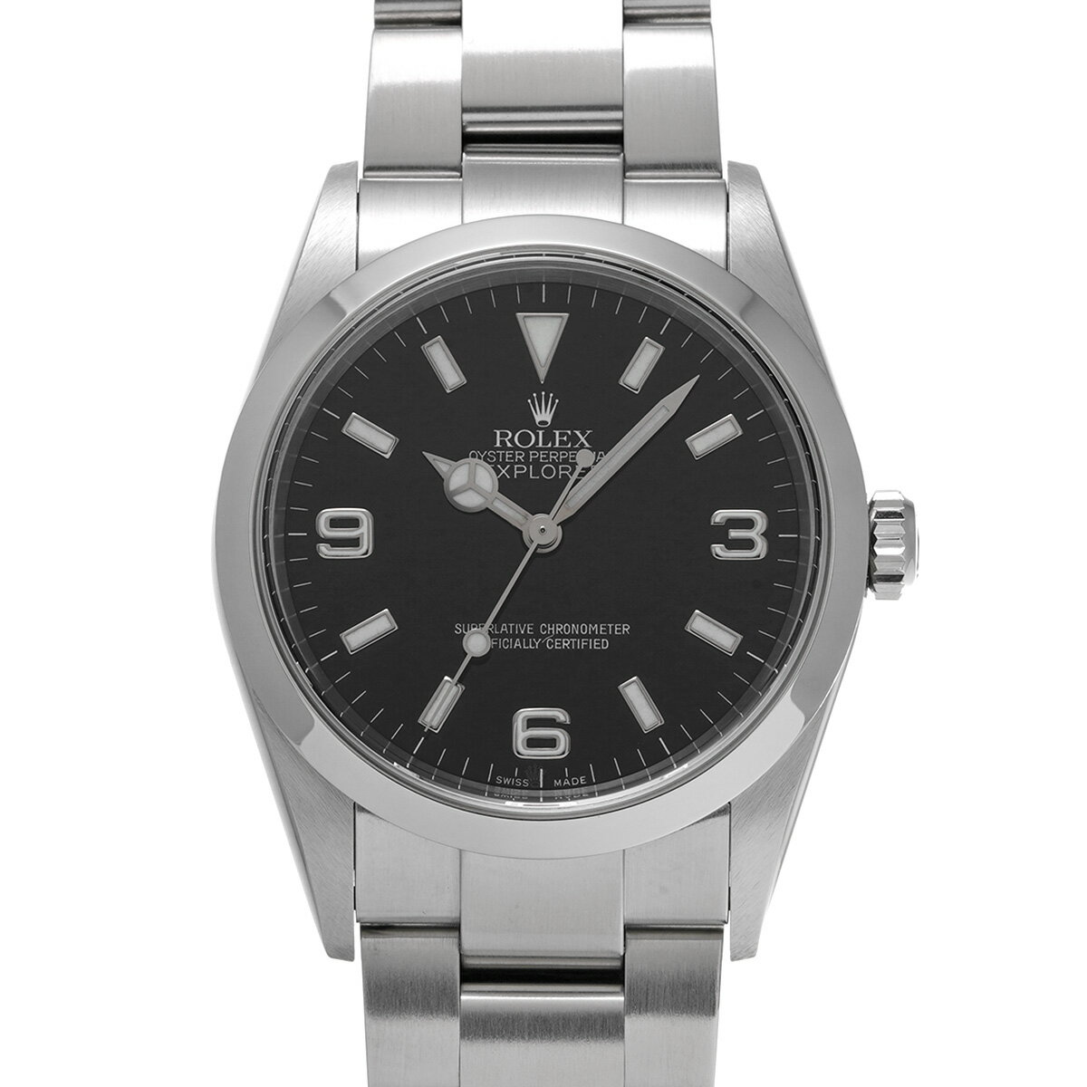 ロレックス ROLEX エクスプローラー 114270 F番(2004年頃製造) ブラック メンズ 腕時計 ロレックス 時計 高級腕時計 ブランド 【ローン36回払い無金利】【中古】