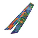 【〜5/3 最大3万円クーポン】エルメス HERMES ツイリー タッセル柄 パープル系マルチカラー シルク100% レディース スカーフ エルメス 【ローン60回払い無金利】【中古】(4)
