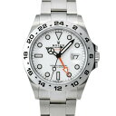 【5/1 最大3万円クーポン&P2倍】ロレックス ROLEX エクスプローラー II 226570 ホワイト メンズ 腕時計 ロレックス 時計 高級腕時計 ブランド 【ローン60回払い無金利】【中古】(2)