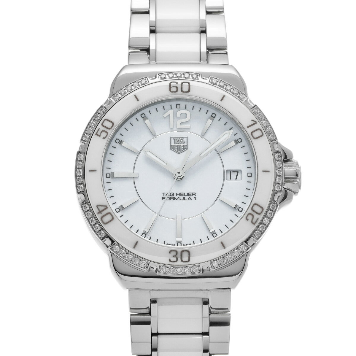 タグ ホイヤー TAG HEUER フォーミュラ1 クォーツ WAH1213.BA0861 ホワイト ...
