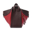【〜6/11 最大3万円クーポン】ロエベ LOEWE ハンモックバッグ スモール ボルドー/レッド カーフ レディース ショルダーバッグ ロエベ ショルダーバッグ バック ブランド 【ローン36回払い無金利】【中古】(4)