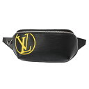 【〜5/3 最大3万円クーポン】ルイ ヴィトン LOUIS VUITTON エピ バムバッグ LVサークル ノワール M55131 エピレザー メンズ ボディバ...