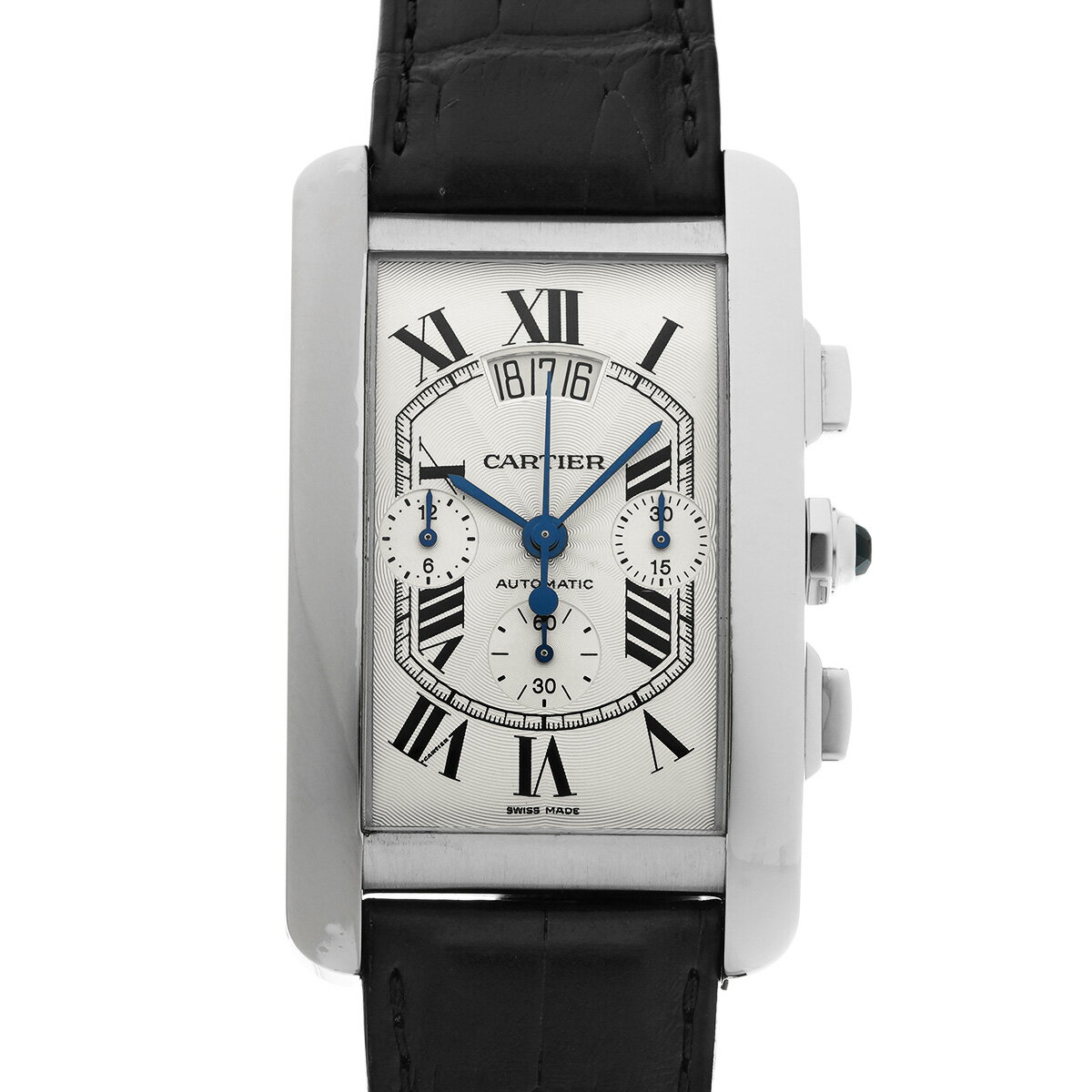 カルティエ CARTIER タンクアメリカン クロノグラフ XL W2610651 シルバー メンズ 腕時計 カルティエ 時計 高級腕時計 ブランド 【ローン36回払い無金利】【中古】のサムネイル