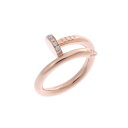 【〜6/11 最大3万円クーポン】カルティエ CARTIER ジュストアンクルリング #52 K18ピンクゴールド PG ダイヤモンド レディース リング・指輪 カルティエ 【ローン36回払い無金利】【中古】(4)