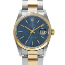【〜5/3 最大3万円クーポン】ロレックス ROLEX デイトジャスト 36 16203 W番(1995年頃製造) ブルー メンズ 腕時計 ロレックス 時計 高...
