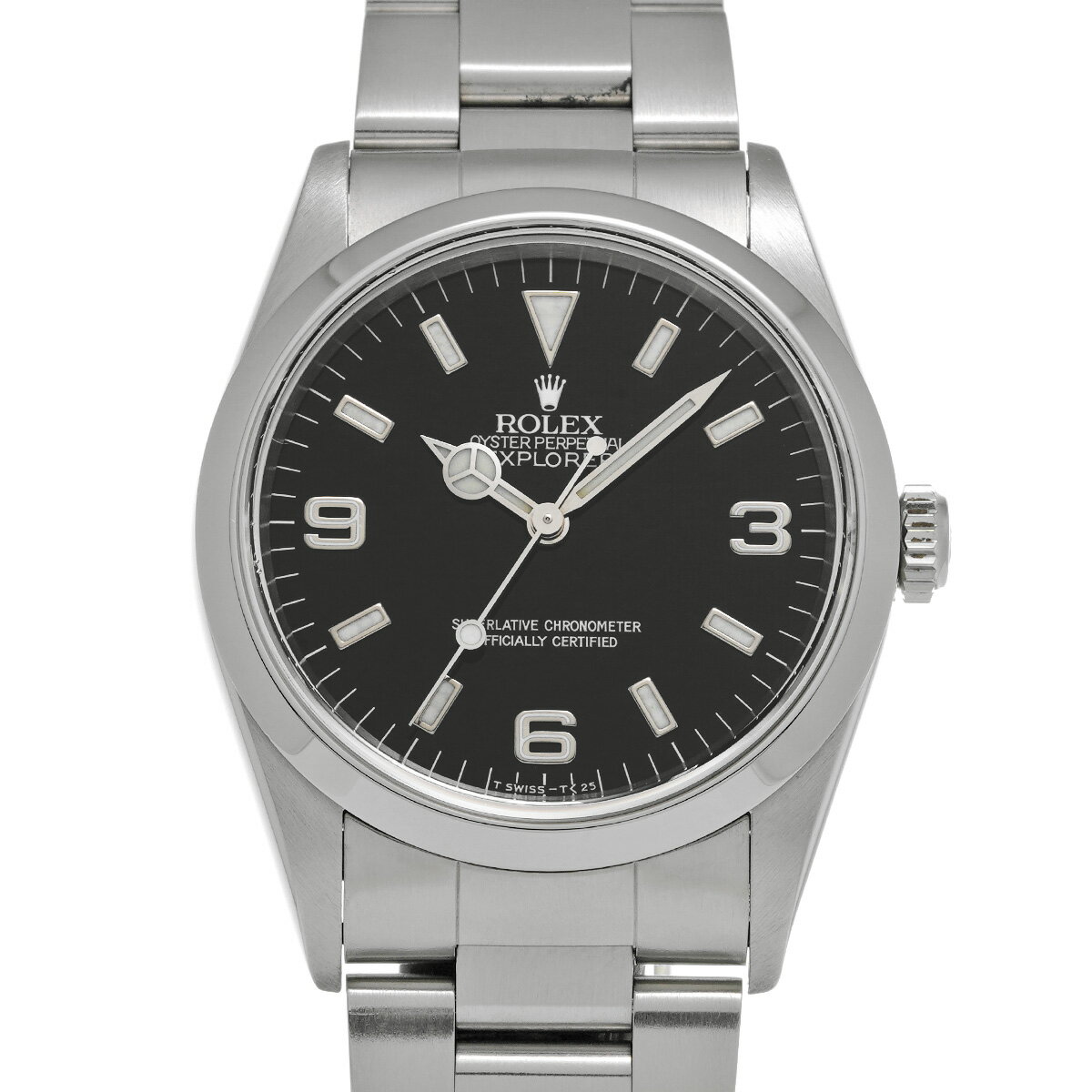 ロレックス ROLEX エクスプローラー 14270 U番(1997年頃製造) ブラック メンズ 腕時計 ロレックス 時計 高級腕時計 ブランド 【ローン36回払い無金利】【中古】