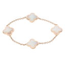 【〜7/11 最大3万円クーポン】ヴァン クリーフ&アーペル Van Cleef & Arpels ピュアアルハンブラ ブレスレット 4P K18イエローゴール...