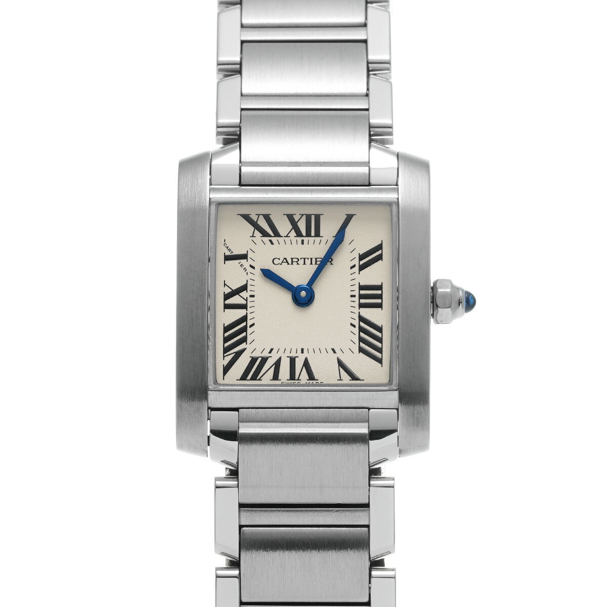 カルティエ CARTIER タンクフランセーズ SM W51008Q3 シルバー レディース 腕時計 カルティエ 時計 高級腕時計 ブランド 【ローン48回払い無金利】【中古】