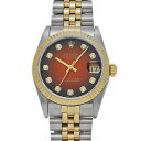 【〜5/3 最大3万円クーポン】ロレックス ROLEX デイトジャスト 68273G W番(1995年頃製造) チェリー・グラデーション/ダイヤモンド ユニセッ...
