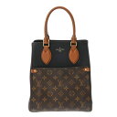 ルイ ヴィトン LOUIS VUITTON モノグラム フォールド トート MM 2WAY ノワール/ワイン/クレーム M45409 レザー レディース ハンド...