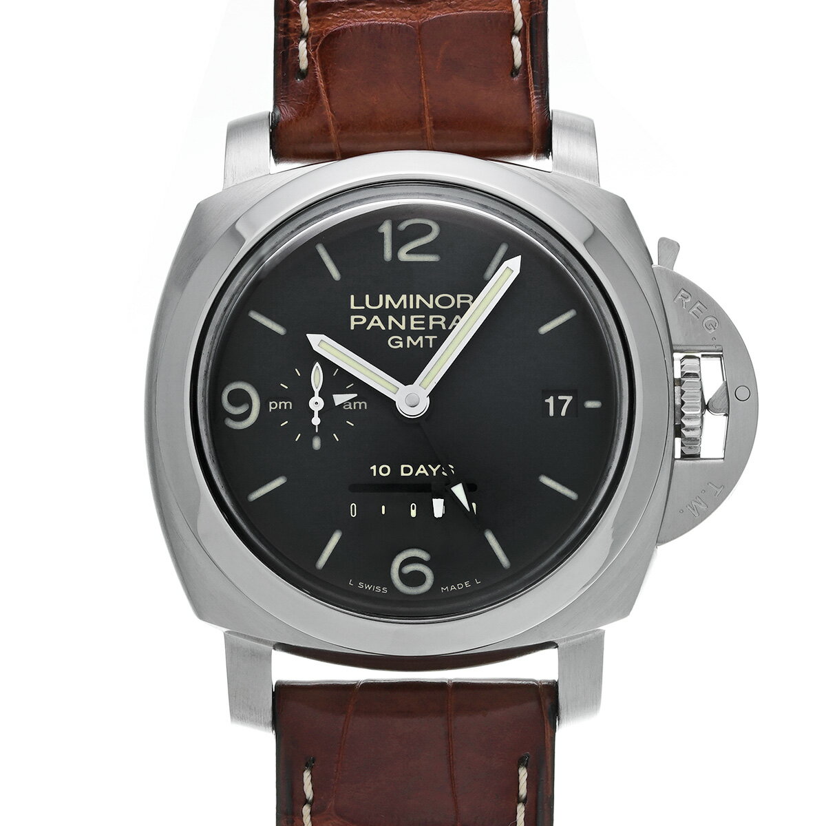 パネライ PANERAI ルミノール 1950 10デイズ GMT パワーリザーブ アッチャイオ P ...