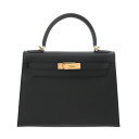 エルメス HERMES ケリー 28 外縫い 2WAY ブラック ソンブレロ レディース ハンドバッグ エルメス バッグ バック ブランド 【ローン60回払い無...