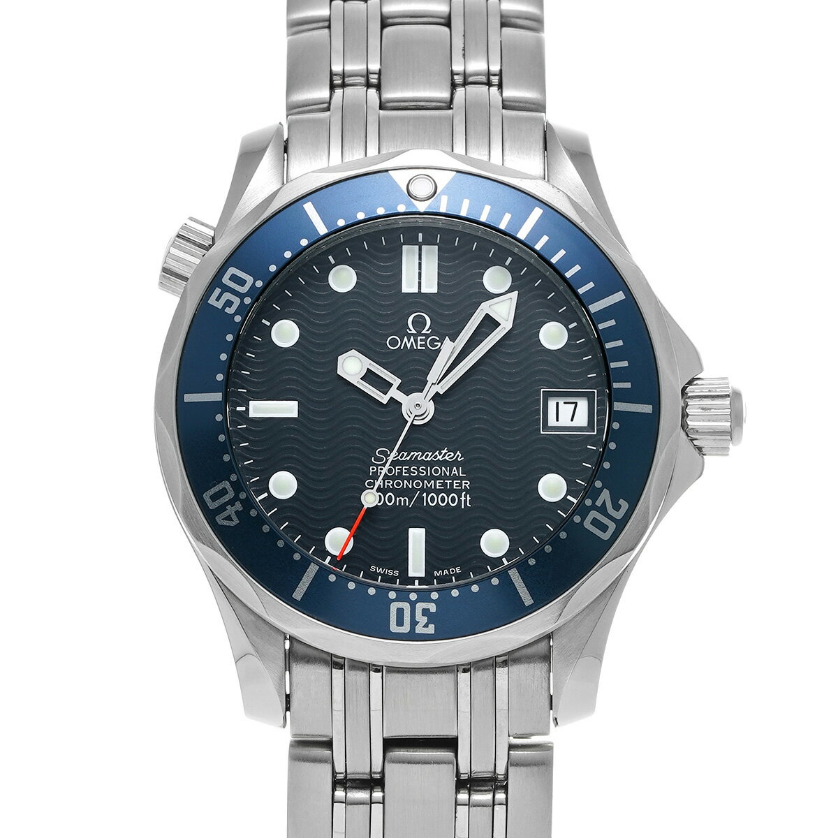 オメガ OMEGA シーマスター 300 デイト 2551.80 ブルー メンズ 腕時計 オメガ 時計 高級腕時計 ブランド 【ローン36回払い無金利】【中古】のサムネイル