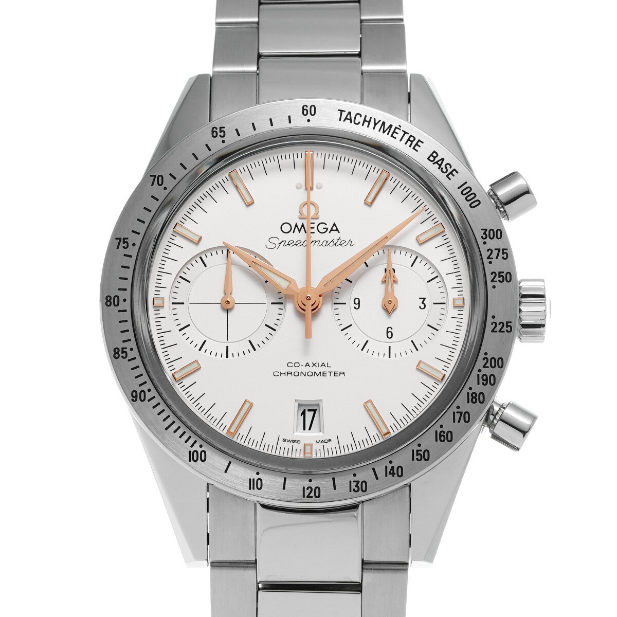 【〜7/11 最大3万円クーポン】オメガ OMEGA スピードマスター '57 コーアクシャル 331.10.42.51.02.002 シルバー メンズ 腕時計 オメガ 時計 高級腕時計 ブランド 【ローン36回払い無金利】【中古】