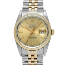 【〜5/3 最大3万円クーポン】ロレックス ROLEX デイトジャスト 16233 X番(1991年頃製造) シャンパン メンズ 腕時計 ロレックス 時計 高級...