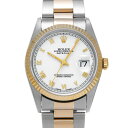 【〜5/3 最大3万円クーポン】ロレックス ROLEX デイトジャスト 16233 W番(1995年頃製造) ホワイト メンズ 腕時計 ロレックス 時計 高級腕...