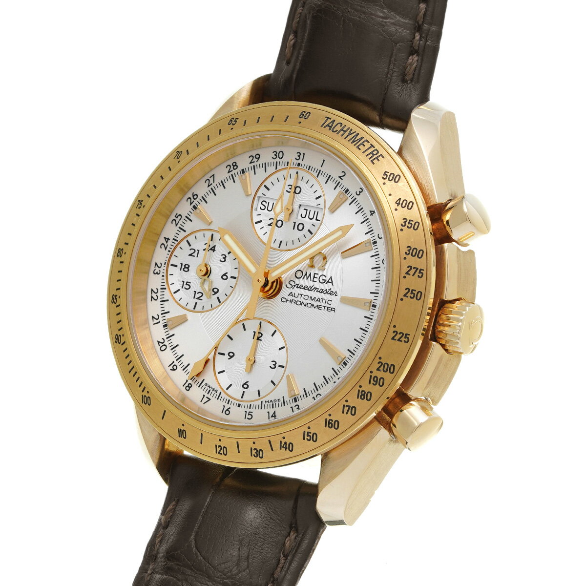 【〜7/26 最大3万円クーポン】オメガ OMEGA スピードマスター デイト 323.53.40.44.02.001 シルバー メンズ 腕時計 オメガ 時計 高級腕時計 ブランド 【ローン36回払い無金利】【中古】