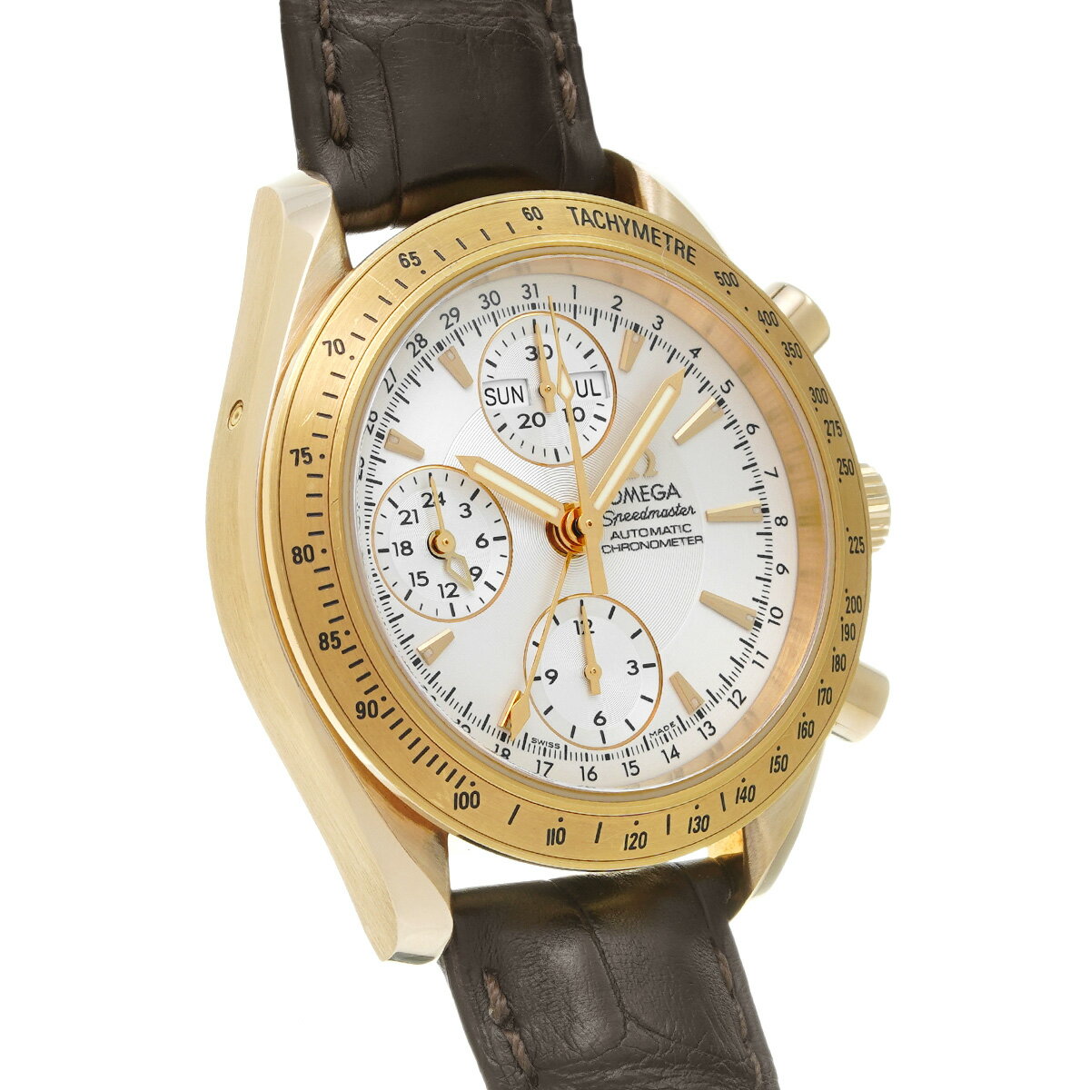 【〜7/26 最大3万円クーポン】オメガ OMEGA スピードマスター デイト 323.53.40.44.02.001 シルバー メンズ 腕時計 オメガ 時計 高級腕時計 ブランド 【ローン36回払い無金利】【中古】