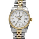 ロレックス ROLEX デイトジャスト 68273 97番台(1986年頃製造) ホワイト ユニセックス 腕時計 ロレックス 時計 高級腕時計 ブランド 【ロー...