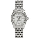 【〜5/3 最大3万円クーポン】ロレックス ROLEX デイトジャスト 179384G ランダムシリアル シルバーサンビーム/ダイヤモンド レディース 腕時計 ...