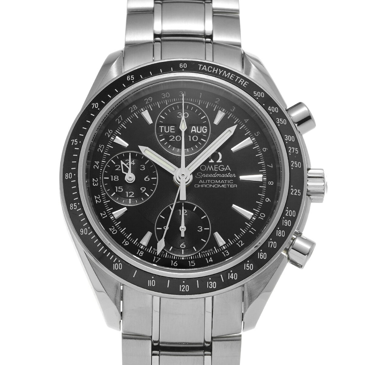 オメガ OMEGA スピードマスター トリプルカレンダー 3220.50 ブラック メンズ 腕時計  ...