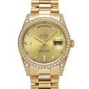 【~9/24 最大3万円クーポン】ロレックス ROLEX デイデイト 118388A K番(2002年頃製造) シャンパン/ダイヤモンド メンズ 腕時計 ロレックス 時計 高級腕時計 ブランド 【ローン36回払い無金利】【中古】