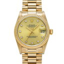 ロレックス ROLEX デイトジャスト 68278G R番(1988年頃製造) シャンパン/ダイヤモンド ユニセックス 腕時計 ロレックス 時計 高級腕時計 ブランド 【ローン36回払い無金利】【中古】
