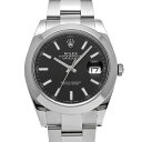 【〜5/3 最大3万円クーポン】ロレックス ROLEX デイトジャスト 41 126300 ランダムシリアル ブライトブラック メンズ 腕時計 ロレックス 時計...