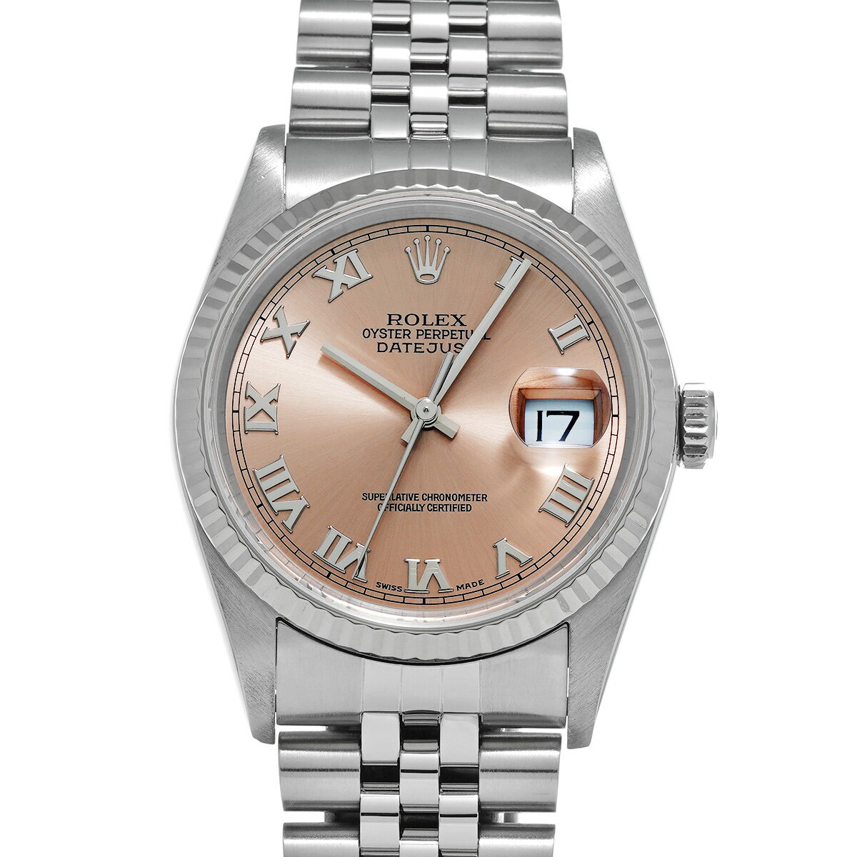 【〜7/11 最大3万円クーポン】ロレックス ROLEX デイトジャスト 16234 F番(2004年頃製造) ピンク メンズ 腕時計 ロレックス 時計 高級腕時計 ブランド 【ローン36回払い無金利】【中古】