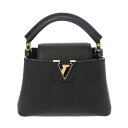 ルイ ヴィトン LOUIS VUITTON カプシーヌ MINI 旧型 ブラック M56071 トリヨンレザー レディース ハンドバッグ ヴィトンバッグ バック...