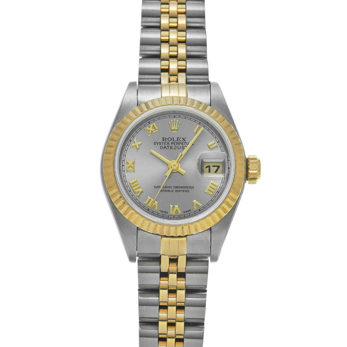 ロレックス ROLEX デイトジャスト 79173 P番(2000年頃製造) グレー レディース 腕時計 ロレックス 時計 高級腕時計 ブランド 【ローン60回払い無金利】【中古】
