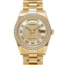 ロレックス ROLEX デイデイト 118348 G番(2011年頃製造) ダイヤモンド/ホワイトシェル メンズ 腕時計 ロレックス 時計 高級腕時計 ブランド...