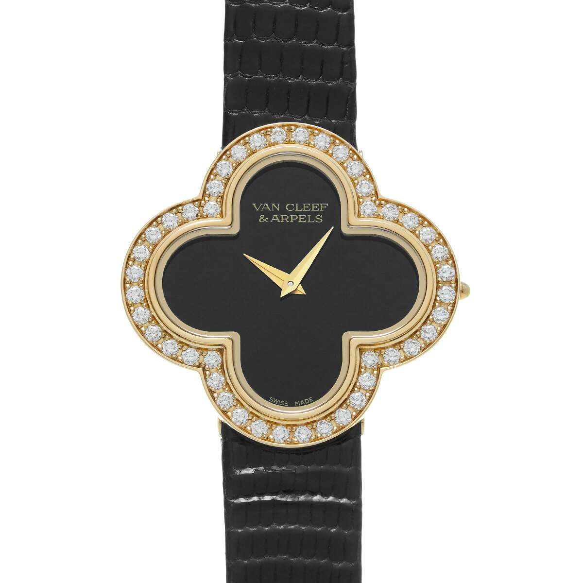 ヴァン クリーフ&アーペル Van Cleef & Arpels アルハンブラ ミディアム VCARN5HZ00 ブラック レディース 腕時計 ヴァン クリーフ&アーペル 時計 高級腕時計 ブランド 【ローン36回払い無金利】【中古】のサムネイル