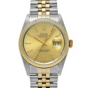 【〜5/3 最大3万円クーポン】ロレックス ROLEX デイトジャスト 16233 X番(1991年頃製造) シャンパン メンズ 腕時計 ロレックス 時計 高級...