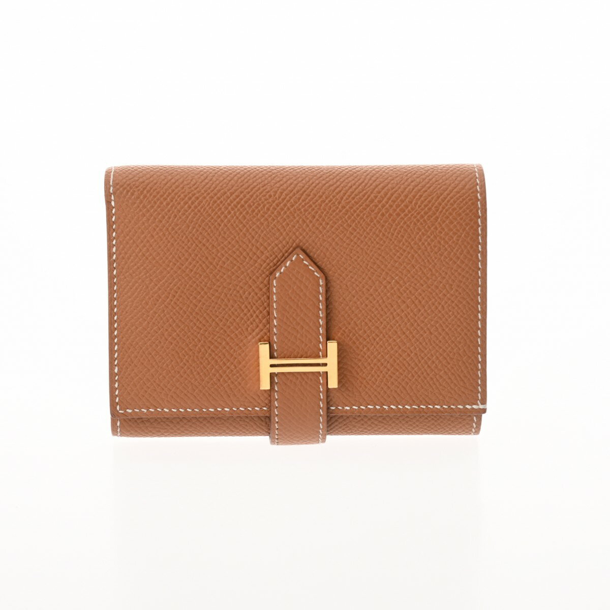 【〜7/11 最大3万円クーポン】エルメス HERMES ベアン コンビネ ゴールド ヴォーエプソン レディース 三つ折り財布 エルメス 財布 ブランド 【ローン36回払い無金利】【中古】