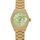 【最大3万円クーポン】ロレックス ROLEX デイトジャスト レディ 28 279138RBR ランダムシリアル リンデングリーンタペストリー/ダイヤモンド レ...