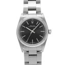 ロレックス ROLEX オイスターパーペチュアル 67480 U番(1998年頃製造) ブラック ユニセックス 腕時計 ロレックス 時計 高級腕時計 ブランド ...