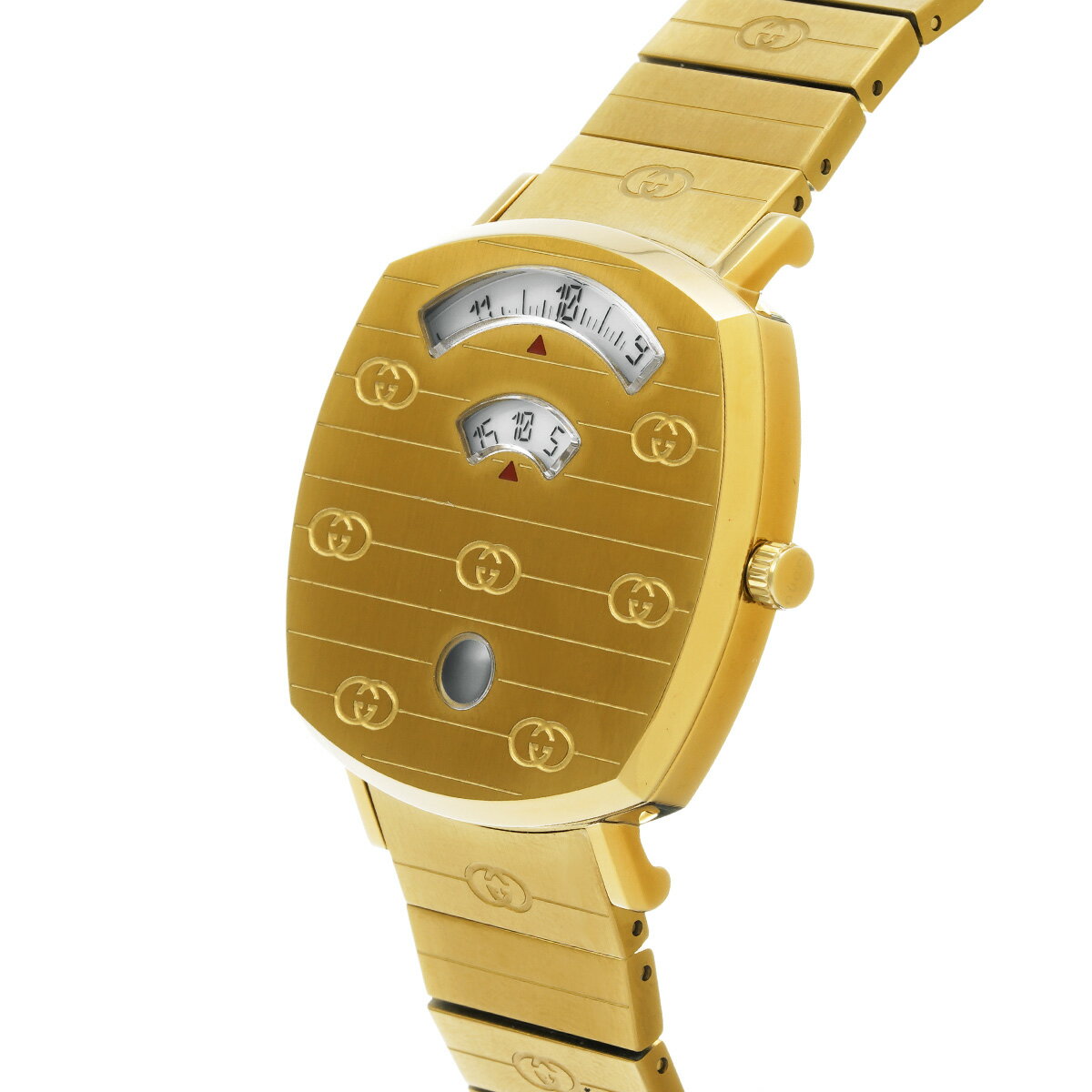 グッチ GUCCI グリップ YA157403 ホワイト ユニセックス 腕時計 グッチ 時計 高級腕時計 ブランド 【ローン36回払い無金利】【中古】