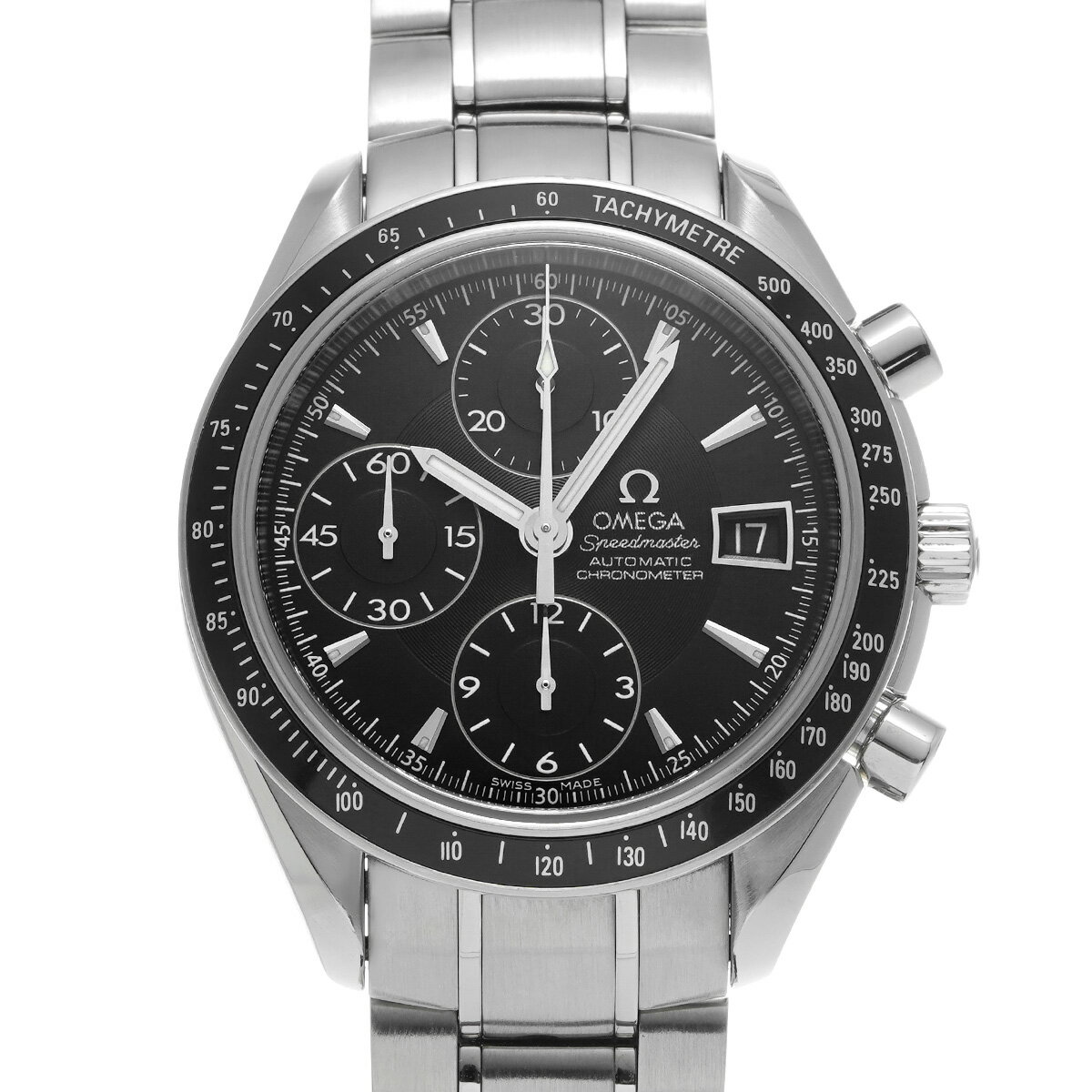オメガ OMEGA スピードマスター デイト 3210.50 ブラック メンズ 腕時計 オメガ 時計 ...