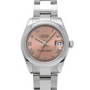 ロレックス ROLEX デイトジャスト 178240 D番(2006年頃製造) ピンク ユニセックス 腕時計 ロレックス 時計 高級腕時計 ブランド 【ローン6...