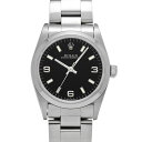 ロレックス ROLEX オイスターパーペチュアル 67480 T番(1996年頃製造) ブラック ユニセックス 腕時計 ロレックス 時計 高級腕時計 ブランド ...