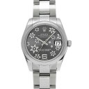 ロレックス ROLEX デイトジャスト 178240 G番(2010年頃製造) グレーフラワー ユニセックス 腕時計 ロレックス 時計 高級腕時計 ブランド 【...