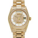 【〜5/3 最大3万円クーポン】ロレックス ROLEX デイデイト 18238 E番(1990年頃製造) ホワイト/ダイヤモンド メンズ 腕時計 ロレックス 時...