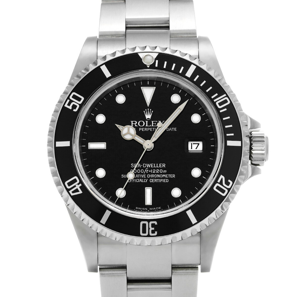 ロレックス ROLEX シードゥエラー 16600 F番(2004年頃製造) ブラック メンズ 腕時計 ロレックス 時計 高級腕時計 ブランド 【ローン60回払い無金利】【中古】