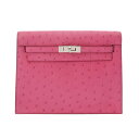 【〜5/3 最大3万円クーポン】エルメス HERMES ケリー ダンス 2WAY ローズティリアン オーストリッチ レディース クラッチバッグ エルメス バッグ...