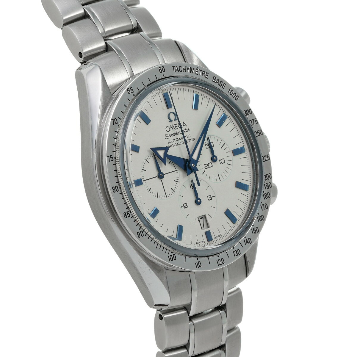 【〜7/26 最大3万円クーポン】オメガ OMEGA スピードマスター ブロードアロー 3551.20 ホワイト メンズ 腕時計 オメガ 時計 高級腕時計 ブランド 【ローン36回払い無金利】【中古】