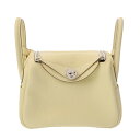 【〜5/3 最大3万円クーポン】エルメス HERMES リンディ ミニ 2 ヴェルソ ジョーヌミルトン/べトン トリヨンクレマンス レディース ショルダーバッグ...