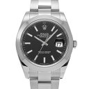 【〜5/3 最大3万円クーポン】ロレックス ROLEX デイトジャスト 41 126300 ランダムシリアル ブライトブラック メンズ 腕時計 ロレックス 時計...