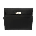 【〜5/3 最大3万円クーポン】エルメス HERMES ケリー メッセンジャー GM ブラック トゴ ユニセックス メッセンジャーバッグ エルメス バッグ バッ...