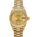 ロレックス ROLEX デイトジャスト 69178G T番(1996年頃製造) シャンパン/ダイヤモンド レディース 腕時計 ロレックス 時計 高級腕時計 ブラ...